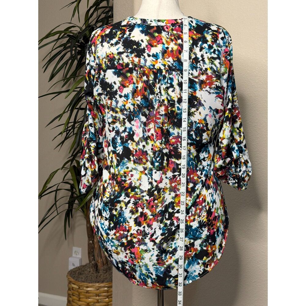 Colorful Abstract Floral Tunic - Picture 7 of 11